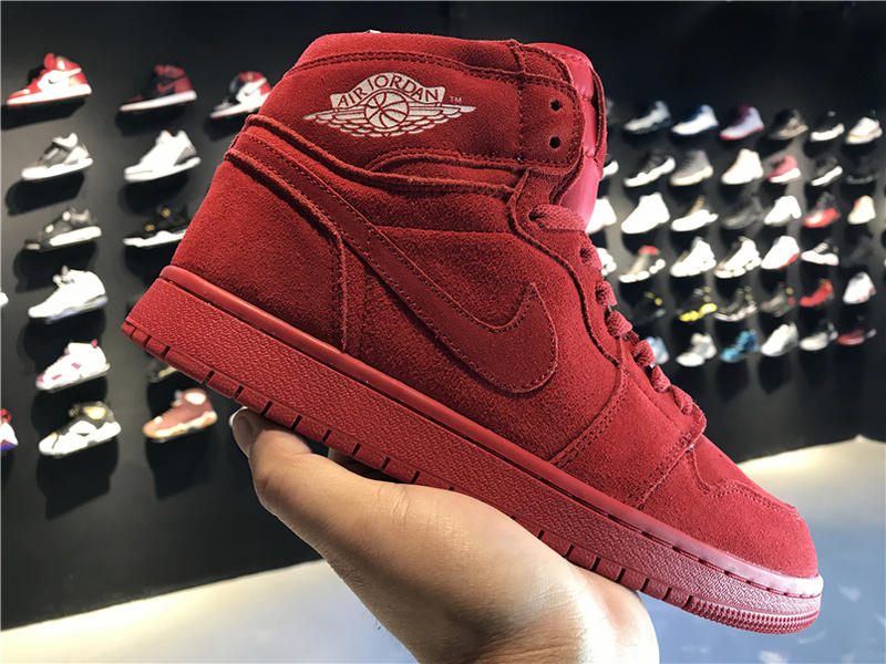 Air Jordan 1 Retro High BGRED SUEDE 705300 603